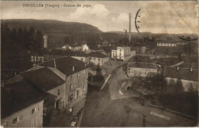 Carte postale ancienne Docelles Centre du pays à Docelles