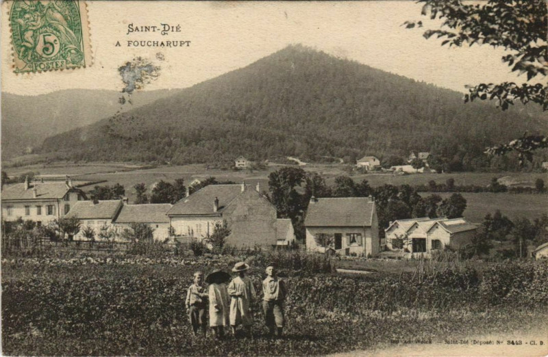 Carte postale ancienne Saint-Die A Foucharupt