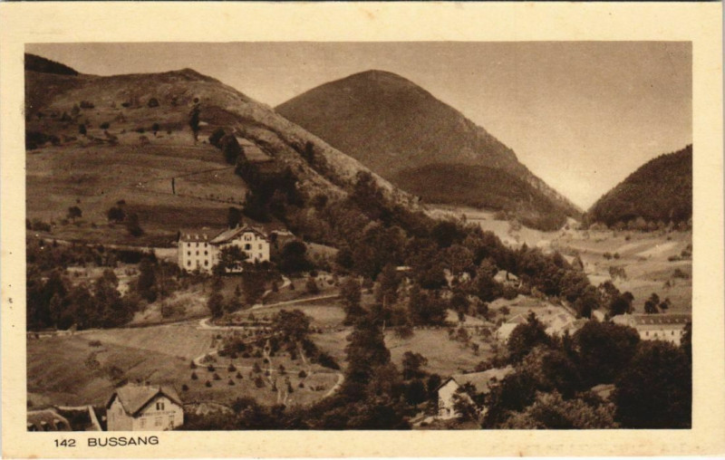 Carte postale ancienne Bussang à Bussang