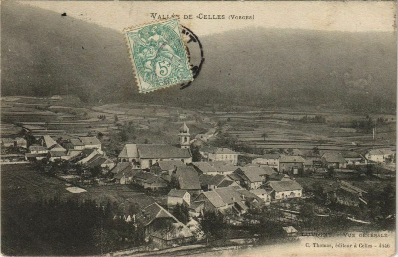 Carte postale ancienne Vallee-de-Celles Vue Generale