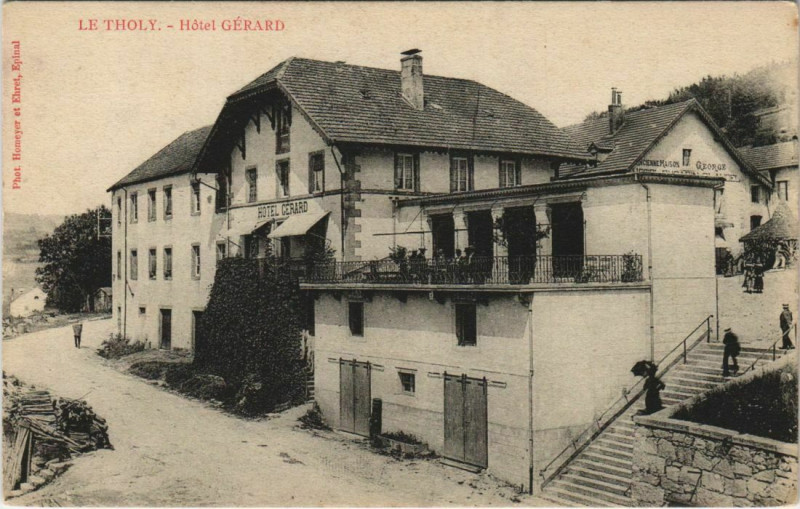 Carte postale ancienne Le Tholy Hotel Gérard au Tholy