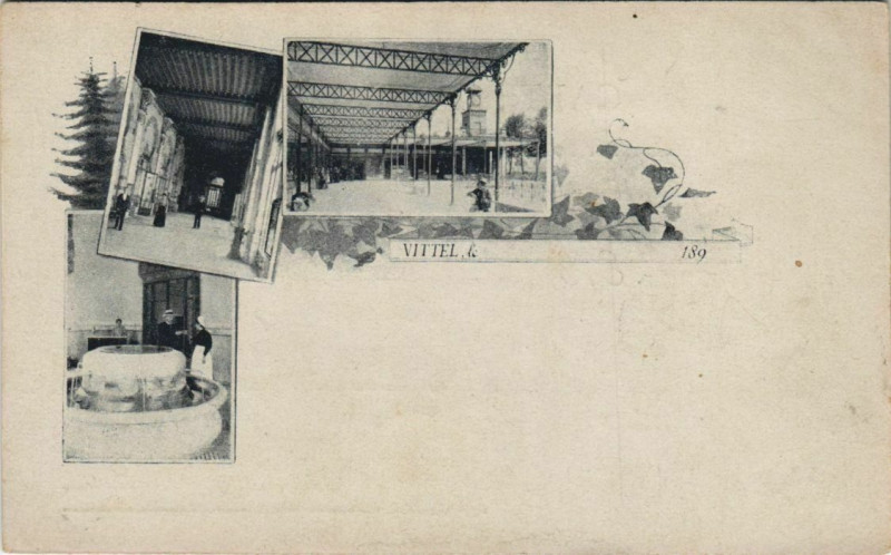 Carte postale ancienne Vittel Vue Generale à Vittel