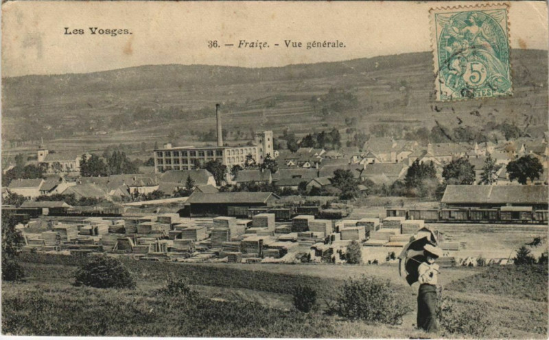 Carte postale ancienne Fraize Vue Generale à Fraize