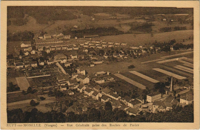 Carte postale ancienne Rupt-sur-Moselle - Vue générale à Rupt-sur-Moselle