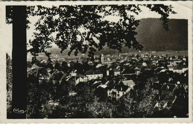 Carte postale ancienne Raon-l'Etape - Vue générale à Raon-l'Étape