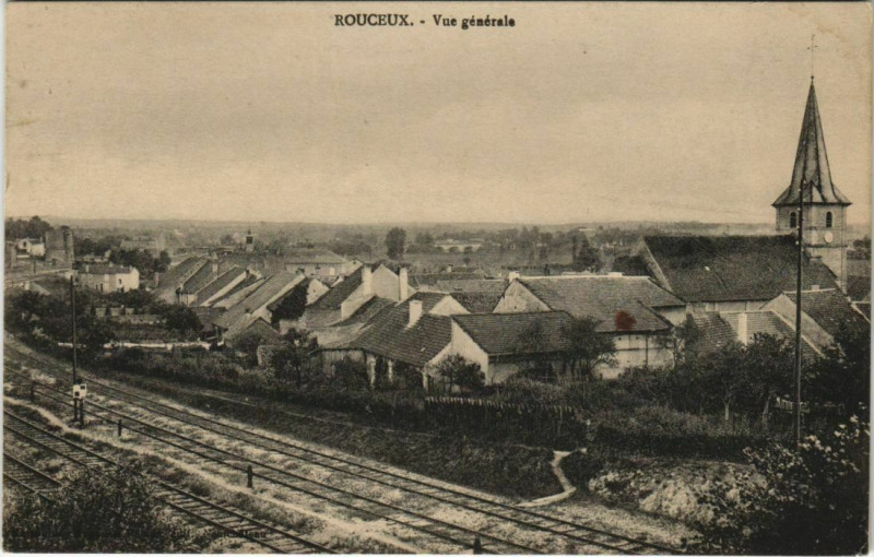 Carte postale ancienne Rouceux - Vue générale