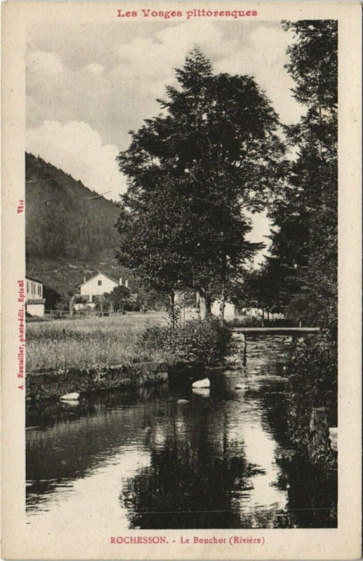 Carte postale ancienne Rochesson - La bouchot à Rochesson