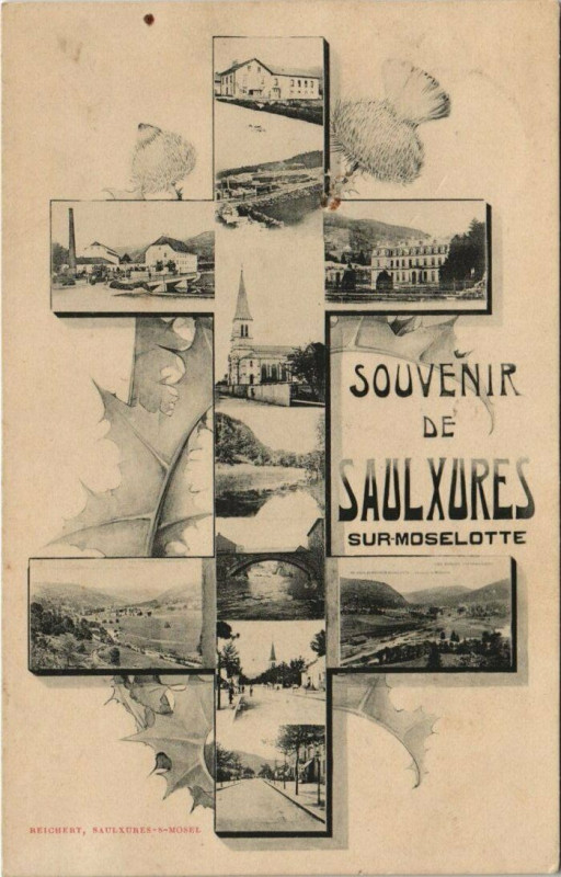 Carte postale ancienne Souvenir de Saulxures