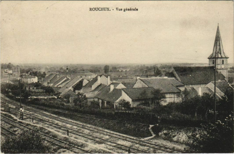 Carte postale ancienne Rouceux - Vue générale
