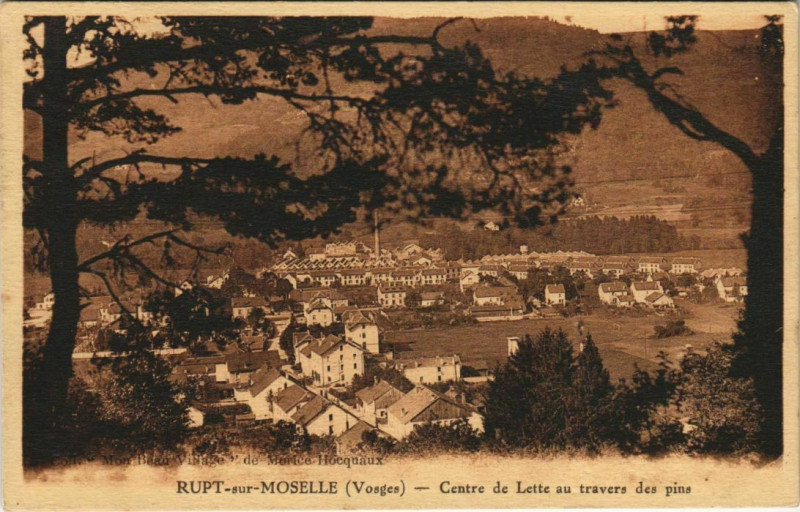 Carte postale ancienne Rupt-sur-Moselle - Centre de lette à Rupt-sur-Moselle