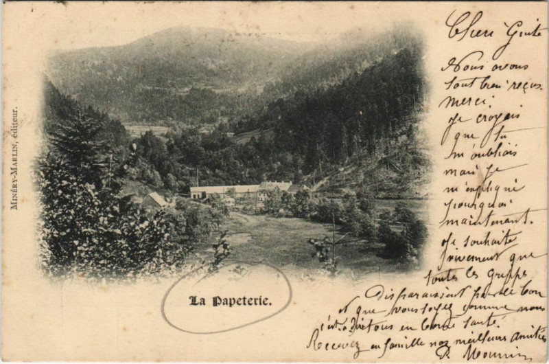 Carte postale ancienne La Papeterie