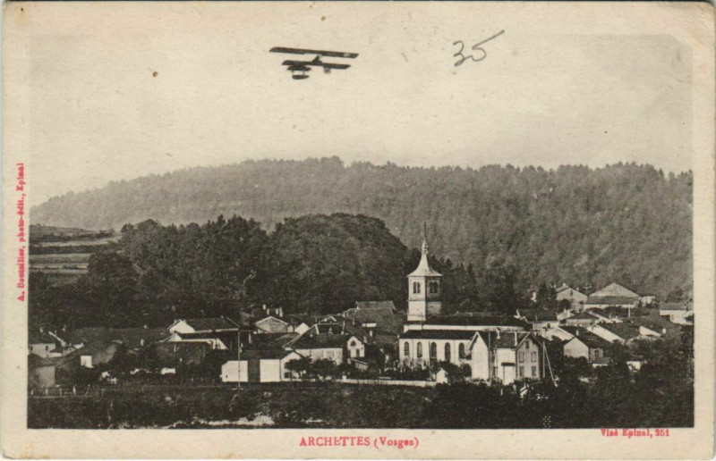 Carte postale ancienne Archettes à Archettes