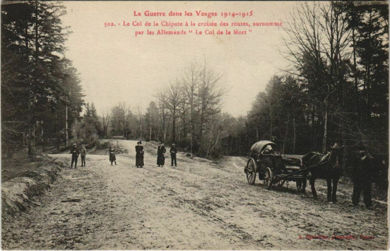 Carte postale ancienne Col de la Chipote