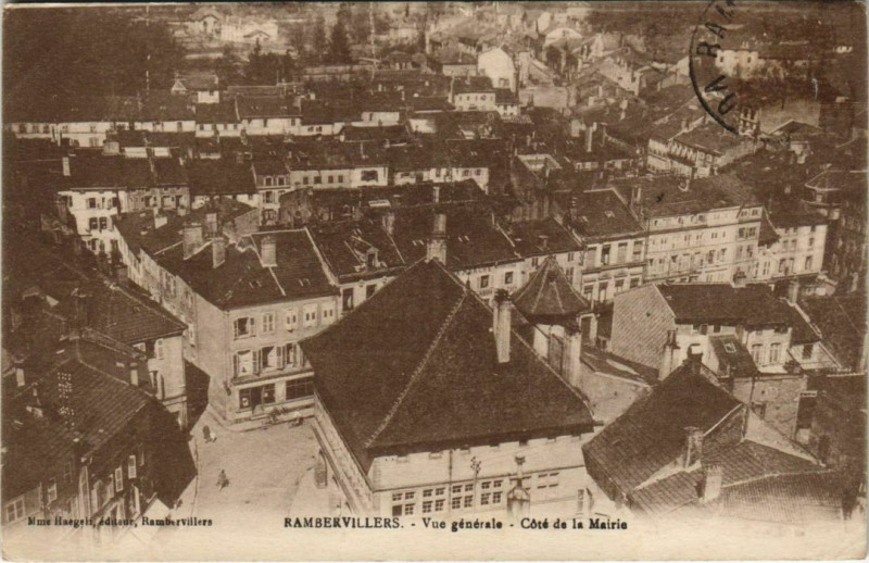 Carte postale ancienne Rambervillers - Vue générale à Rambervillers