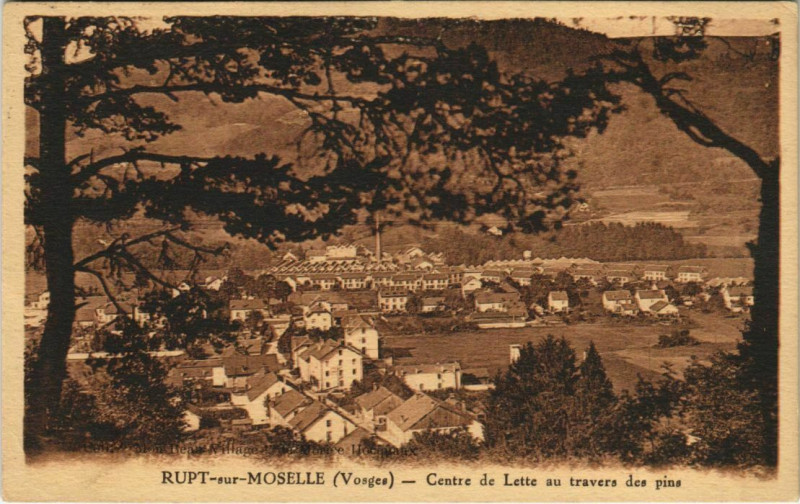 Carte postale ancienne Rupt-sur-Moselle - Centre De Lette à Rupt-sur-Moselle