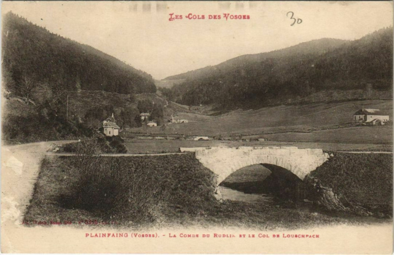 Carte postale ancienne Plainfaing - La combe du rudlin à Plainfaing