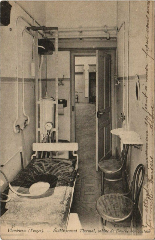 Carte postale ancienne Plombieres - Etablissement Thermal