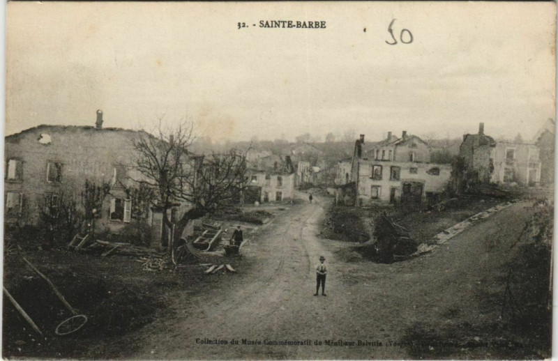 Carte postale ancienne Sainte-Barbe à Sainte-Barbe