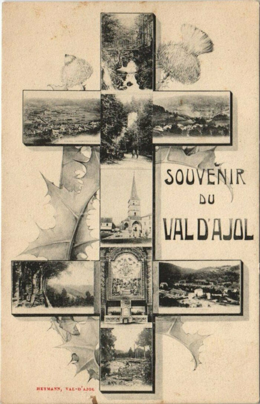 Carte postale ancienne Souvenir du Val-d'Ajol