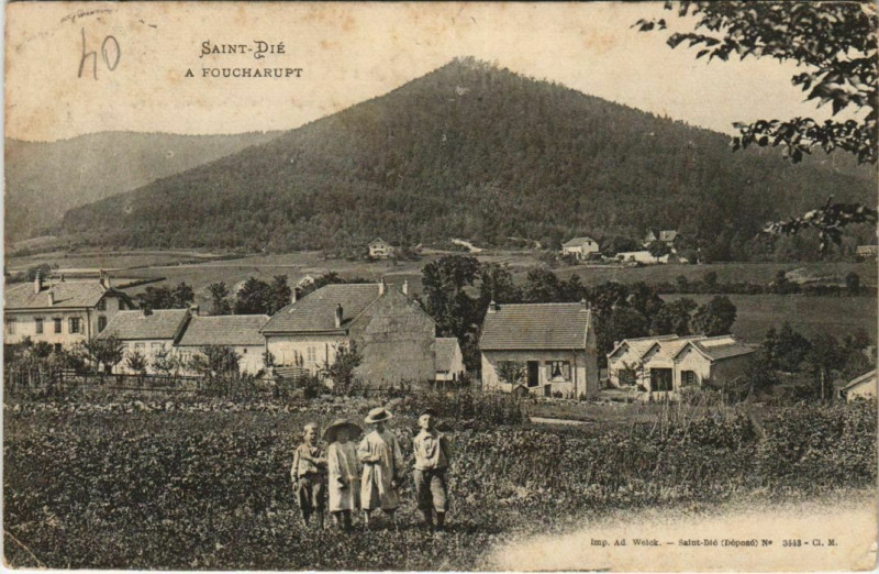 Carte postale ancienne Saint-Die - a foucharupt