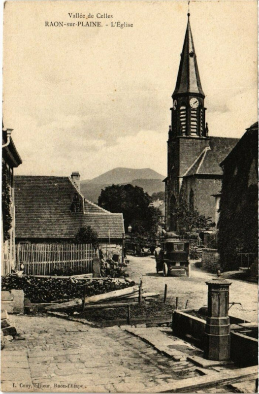 Carte postale ancienne L'Eglise à Raon-sur-Plaine