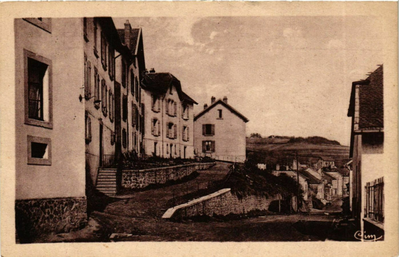 Carte postale ancienne Vosges Moyenmoutier Rue des Aiguiseties à Moyenmoutier