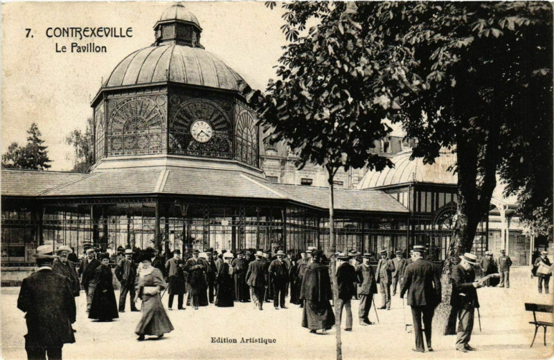 Carte postale ancienne Lorraine Vosges Contrexeville La Pavillon à Contrexéville