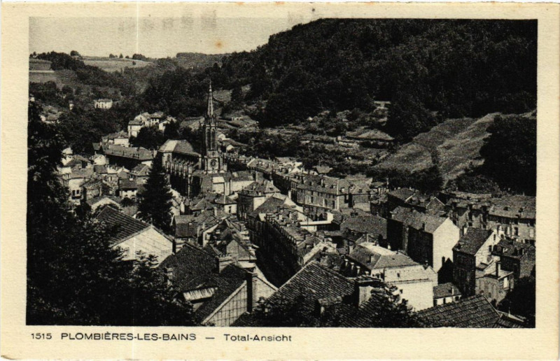 Carte postale ancienne Plombieres-les-Bains à Plombières-les-Bains