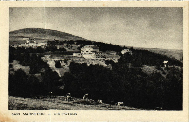 Carte postale ancienne Markstein - Die Hotels