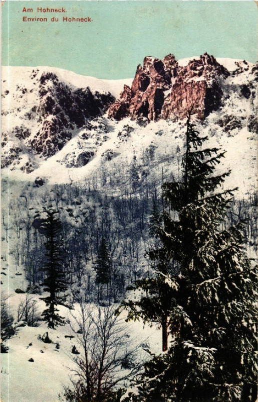 Carte postale ancienne Environs de Hohneck