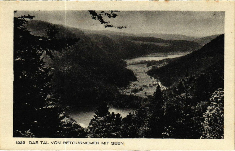 Carte postale ancienne Das Tal von Retournemer mit Seen