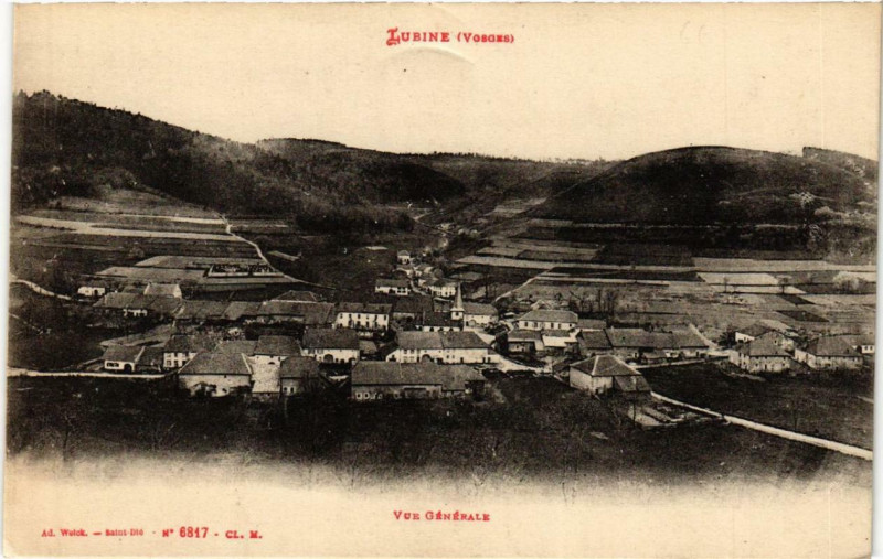 Carte postale ancienne Lubine Vue générale. à Lubine