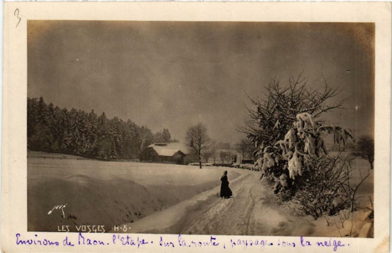 Carte postale ancienne Les Vosges