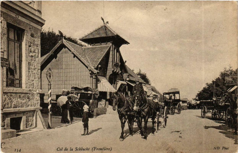 Carte postale ancienne Col de La Schlucht