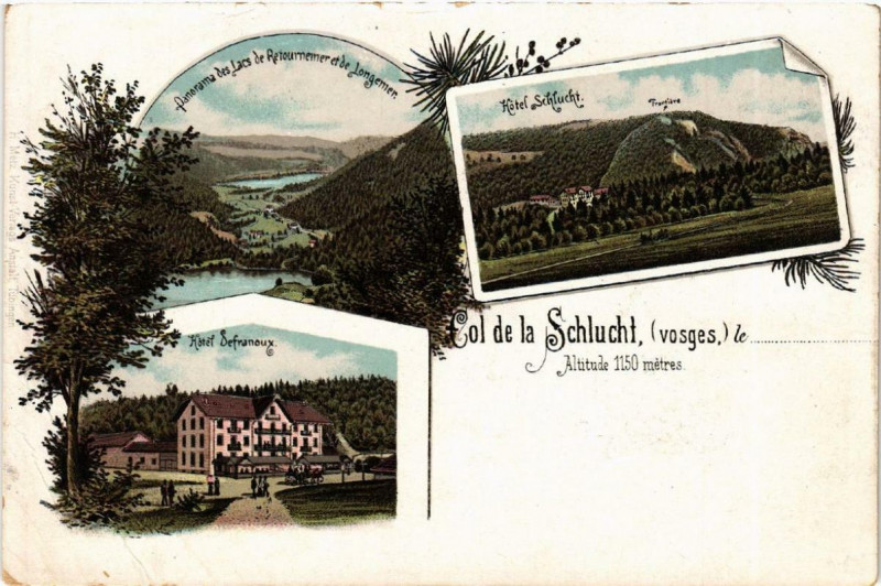 Carte postale ancienne Col de La Schlucht