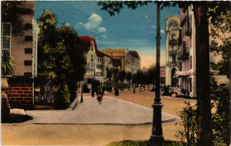 Carte postale ancienne Vittel Les Hotels. à Vittel