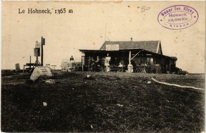 Carte postale ancienne Le Hohneck - 1365 m.