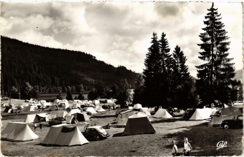 Carte postale ancienne Gerardmer Camping du Bout du Lac. à Gérardmer