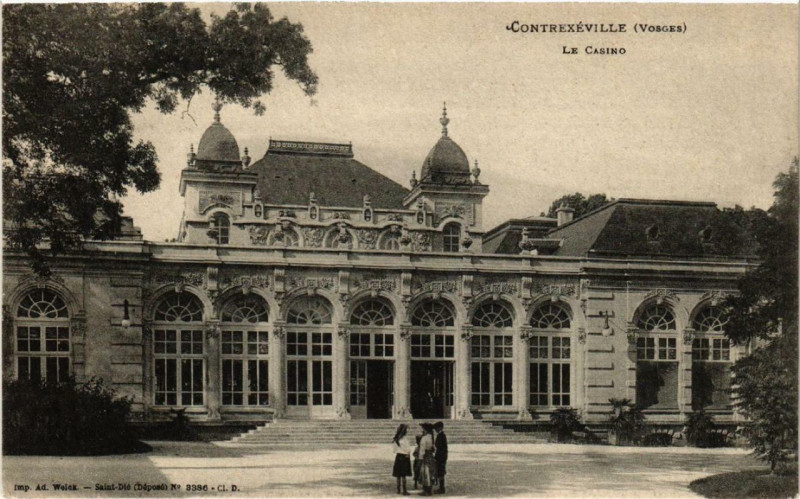 Carte postale ancienne Contrexeville Le Casino. à Contrexéville