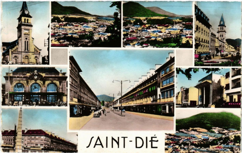 Carte postale ancienne Saint-Die