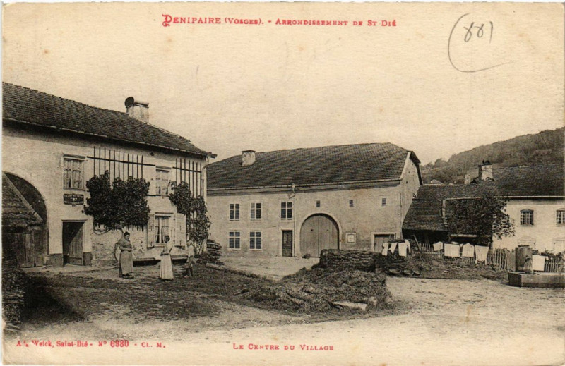 Carte postale ancienne Denipaire - Arrondissement de Saint-Dié à Denipaire