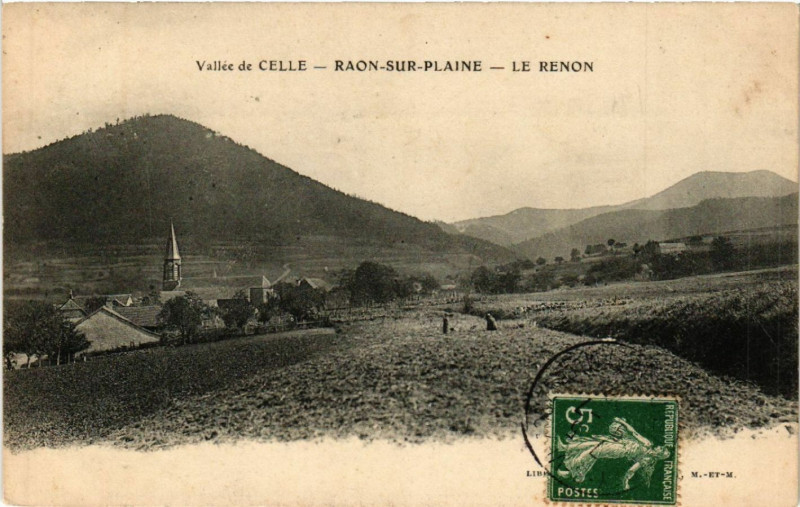 Carte postale ancienne Le Renon à Raon-sur-Plaine