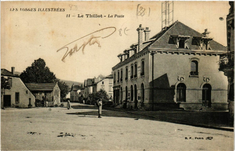 Carte postale ancienne Les Vosges Illustrées - Le Thillot - La Poste au Thillot