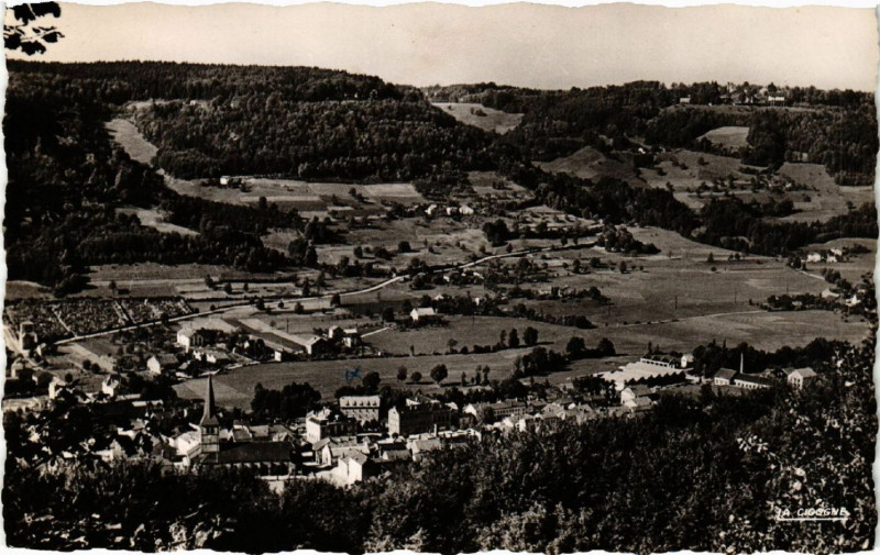Carte postale ancienne Val-d'Ajol - Vue générale