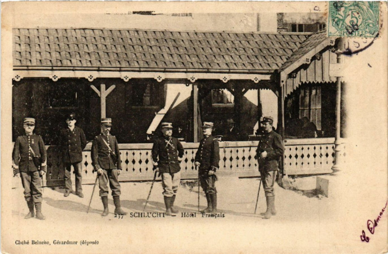 Carte postale ancienne Schlucht - Hotel Francais