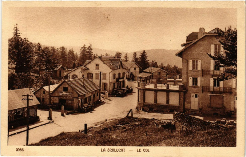 Carte postale ancienne La Schlucht - le Col