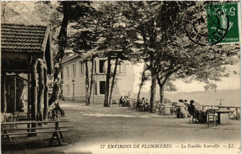Carte postale ancienne Environs de Plombieres - La Feuillee Nouvelle