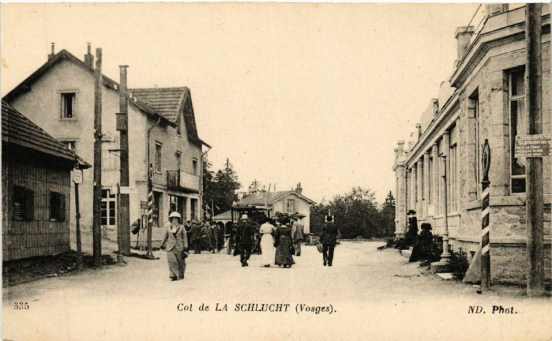 Carte postale ancienne Au Col de La Schlucht