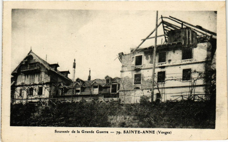 Carte postale ancienne Souvenir de la Grande Guerre - Sainte-Anne à Grand