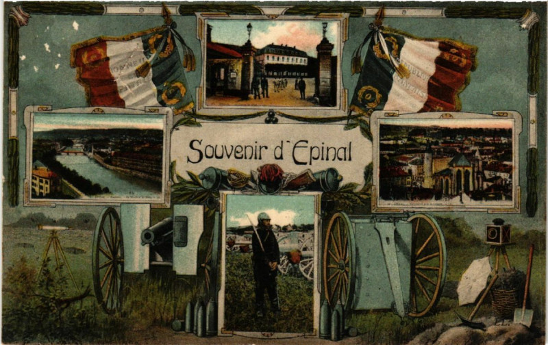 Carte postale ancienne Souvenir d'Epinal